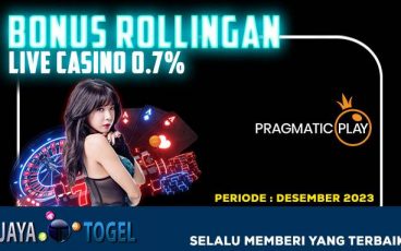 BONUS ROLLINGAN PRAGMATIC PLAY 0.7% - LIVE CASINO